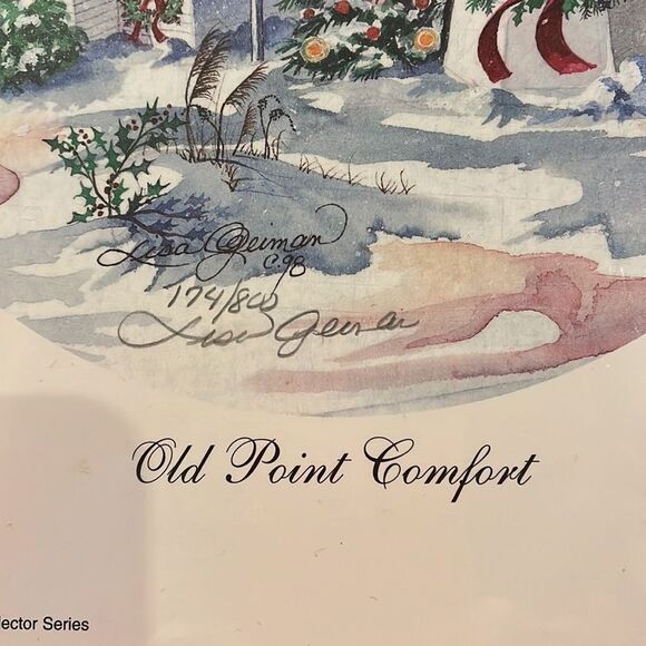 Lisa Geiman Holiday Lighthouse Art Print - Picture 2 of 4